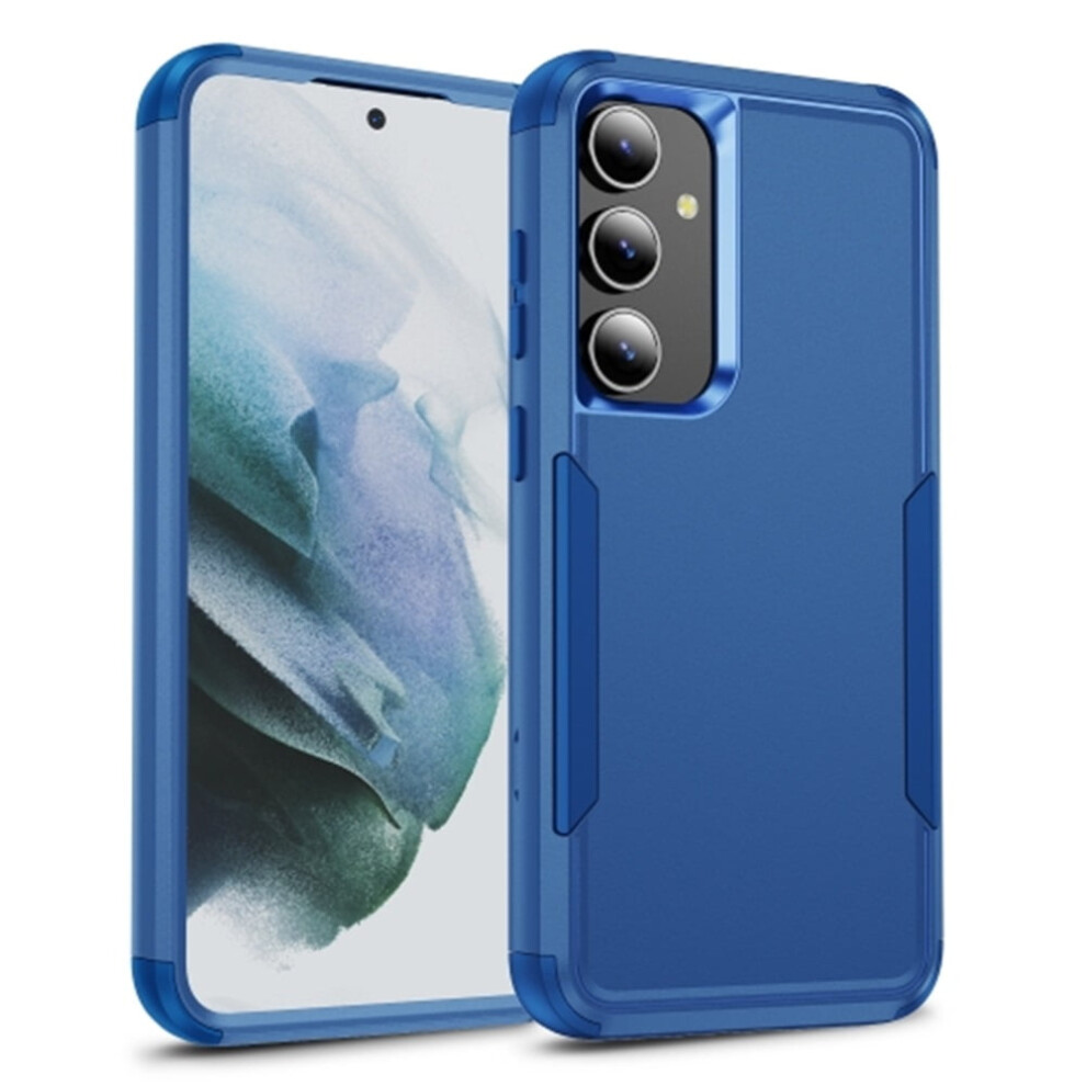 Heavy Duty 3-Layer Bumper Case For Samsung Galaxy S24 Plus 5G 6.7", Shockproof, Dropproof, Full Rubber Armor, Blue 9558633021097