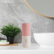 Capsule Toothbrush Cup with Non-Slip Base for Travel and Home Use Perfect Valentine's Day Couple Gift
