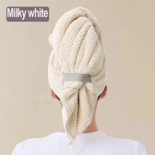 Microfiber Hair Towel Extra Large Wrap Quick Dry Hair Towel Wrap With Elastic Band, Ultra Absorbent Soft Hair Towel Wrap Turban