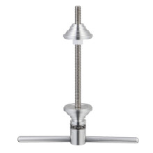 ETEREAUTY 1Pc Center Shaft Installation Tool Alloy Silver Bike Bearing Installer with T Handle