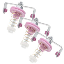 3Pcs Circular Knitting Machine Tensioners Stainless Steel and Ceramic for Textile Applications