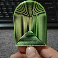 1PC YELLOW GREEN 8CM 3D printed carrot tower stress relief, prank gift for friends, birthday present.