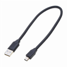 Cabo USB universal para mini USB para câmeras, smartphones e outros dispositivos. Cabo universal de carregamento USB para mini USB.