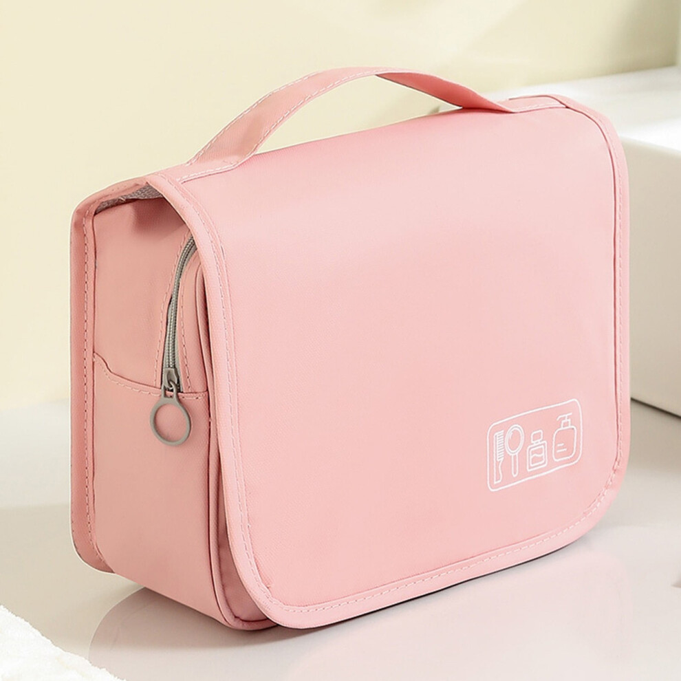Hanging Toiletries Bag Large Capacity Portable Waterproof Travel Makeup Storage Organizer With Multiple Compartments