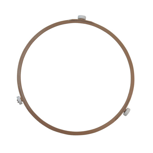 Prato giratório para micro-ondas com anel de rolos, diâmetro externo de 8,78 polegadas, formato circular, base giratória de vidro, acessórios