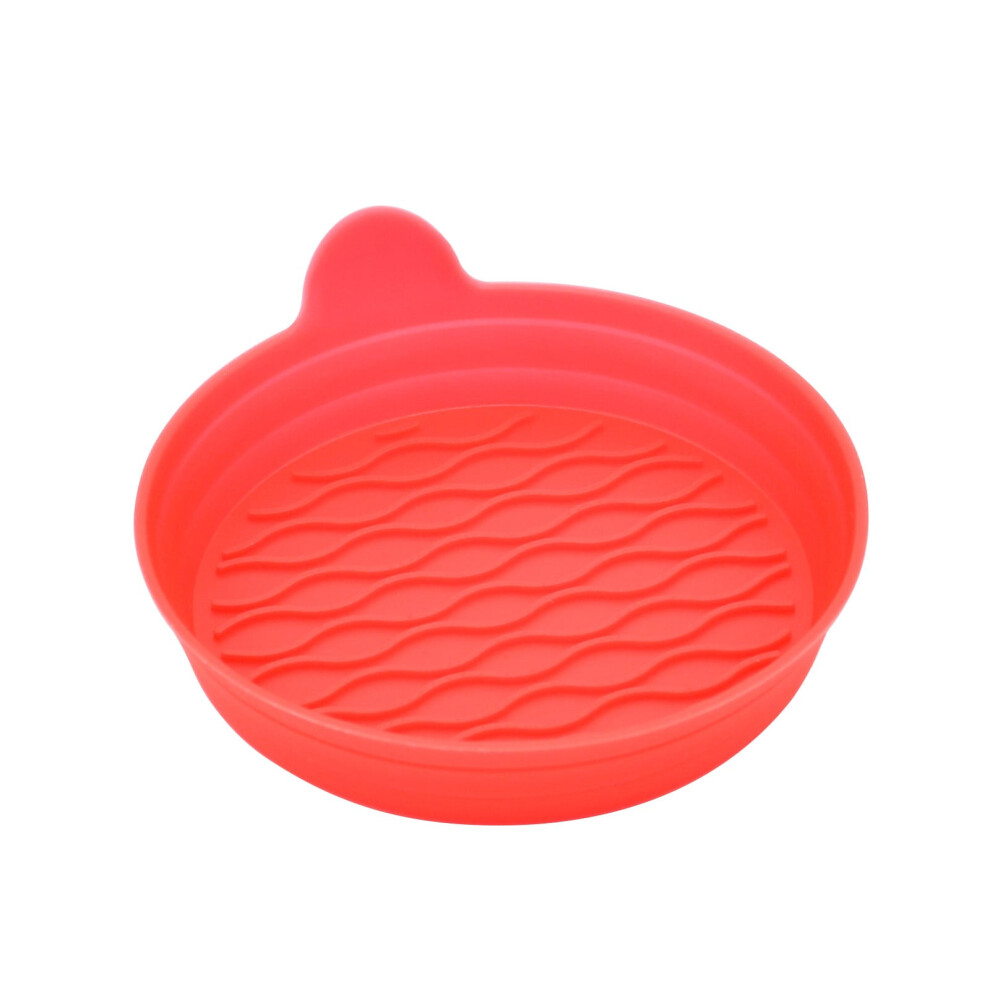 Car Silicone Cup Holder Liner, Round Non-Slip Mat, Protects Cup Holder From Dirt Ï¼Redï¼ Red 9558633019841