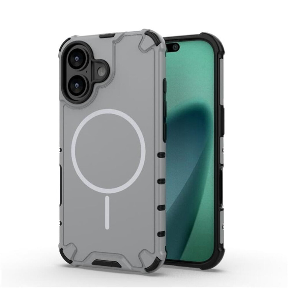Iphone 17 Airbag Case Magsafe Compatible Grey 9418476967856