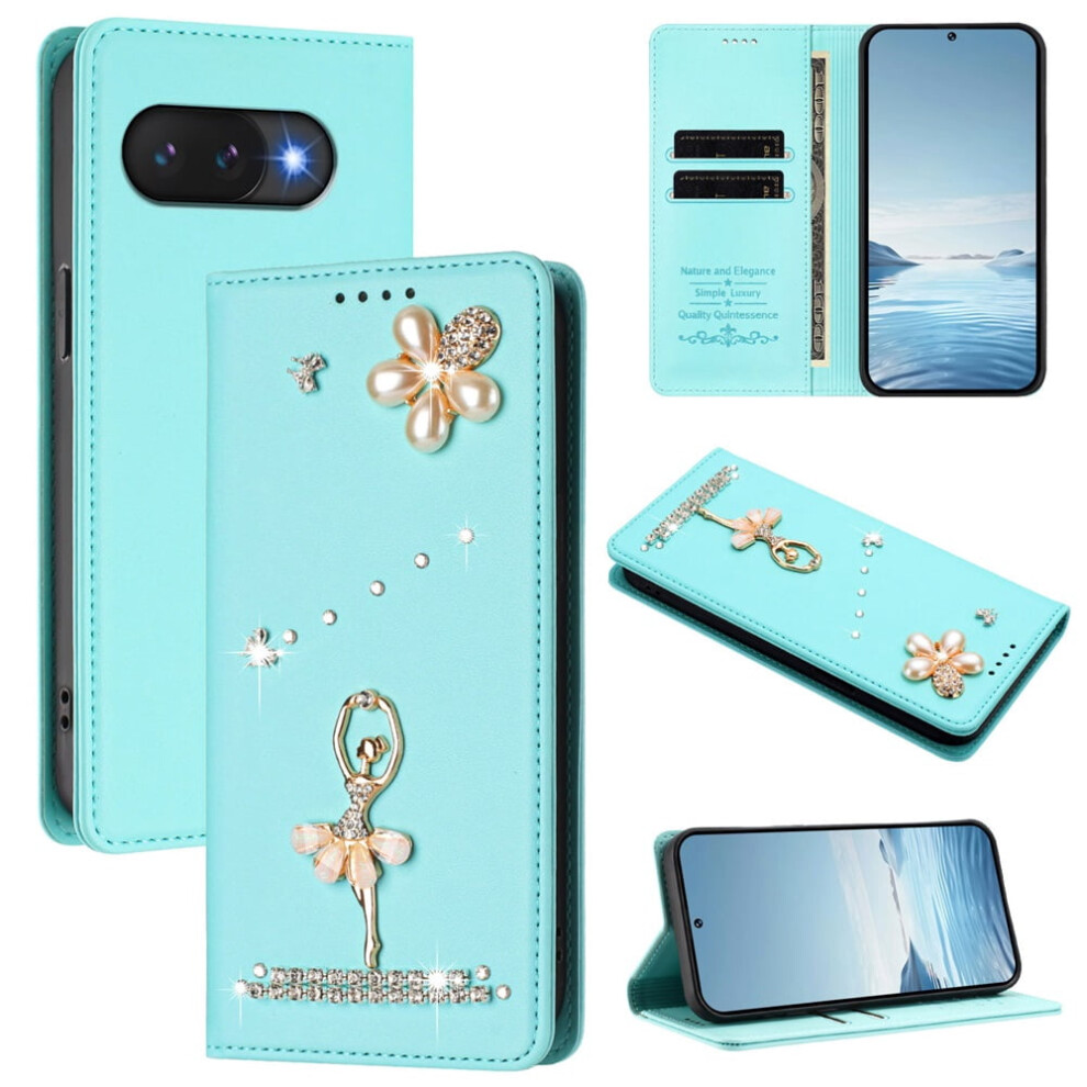 Rfid Blocking Ballet Girl Flip Wallet For Google Pixel 9A 9130661379137