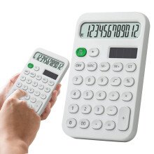 12-Digit Colorful Desktop Calculator with Tilt Stand – Battery-Powered, Compatible with School/Office/Home Use, 6 Colors