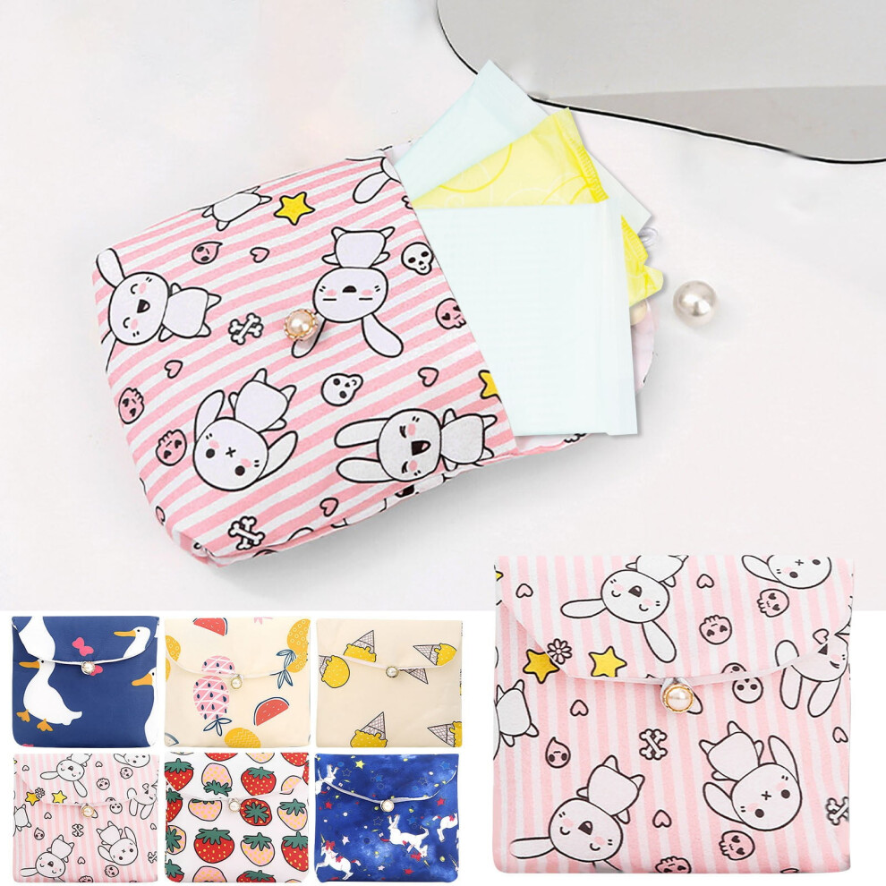 Sanitary Napkin Storage Bag with Heart Design â Portable, Discreet Pouch for Women, Students & On-The-Go Use â Compatible with Topliu