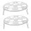 6Pcs Heavy Duty Stainless Steel Egg Steaming Stand Multi-Use Silver 2
