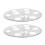 6Pcs Heavy Duty Stainless Steel Egg Steaming Stand Multi-Use Silver 3