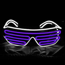 led light up glasses party,led glasses for adults party, Luminous Glasses For Parties, EL Glasses Costumes for Party