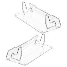 2pcs Acrylic Organizers for Video Game Consoles and Accessories Easy Assembly Display Bracket Modern Gaming Accessory