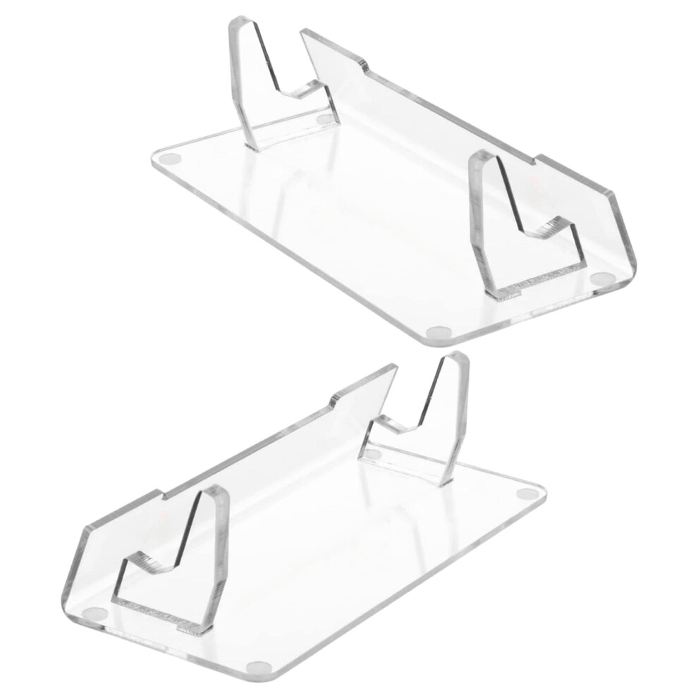 2Pcs Acrylic Organizers For Video Game Consoles And Accessories Easy Assembly Display Bracket Modern Gaming Accessory 9418476668173