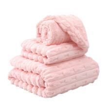 Bath Towels Set of 3,Super Absorbent Microfiber Bathroom Towels,Quick Dry Body Face and Hair Towel Set for Home,Hotel,Beach,Pool,Gym and Trave
