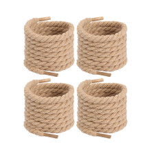 2 Pairs Thickened Rope Round Shoelaces 120cm Length Color Shoe Strings For Sneakers and Boot Laces Replacement