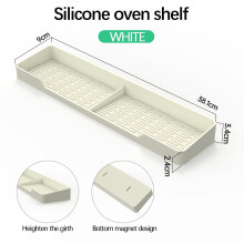 Magnetic Stove Top Shelf Over Stove Shelf for Back of Stove Kitchen Decor Organization Storage Accessories gifts for home (Beige)