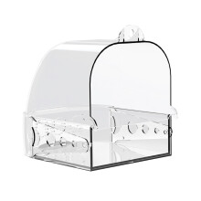 Bird Bath Birdcage No Leaks Water Bowl Caged Parrot Bathing Tub Bird Shower Cube