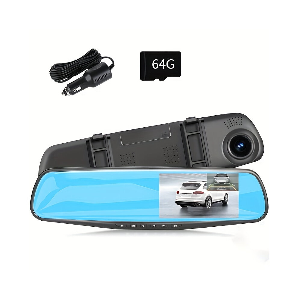 Smart Rearview Mirror Dash Cam 1080P 170 Wide-Angle 9418476968785