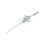 Alloy Dream Cores Piercing Øreringe Unisex 6,5 cm 1