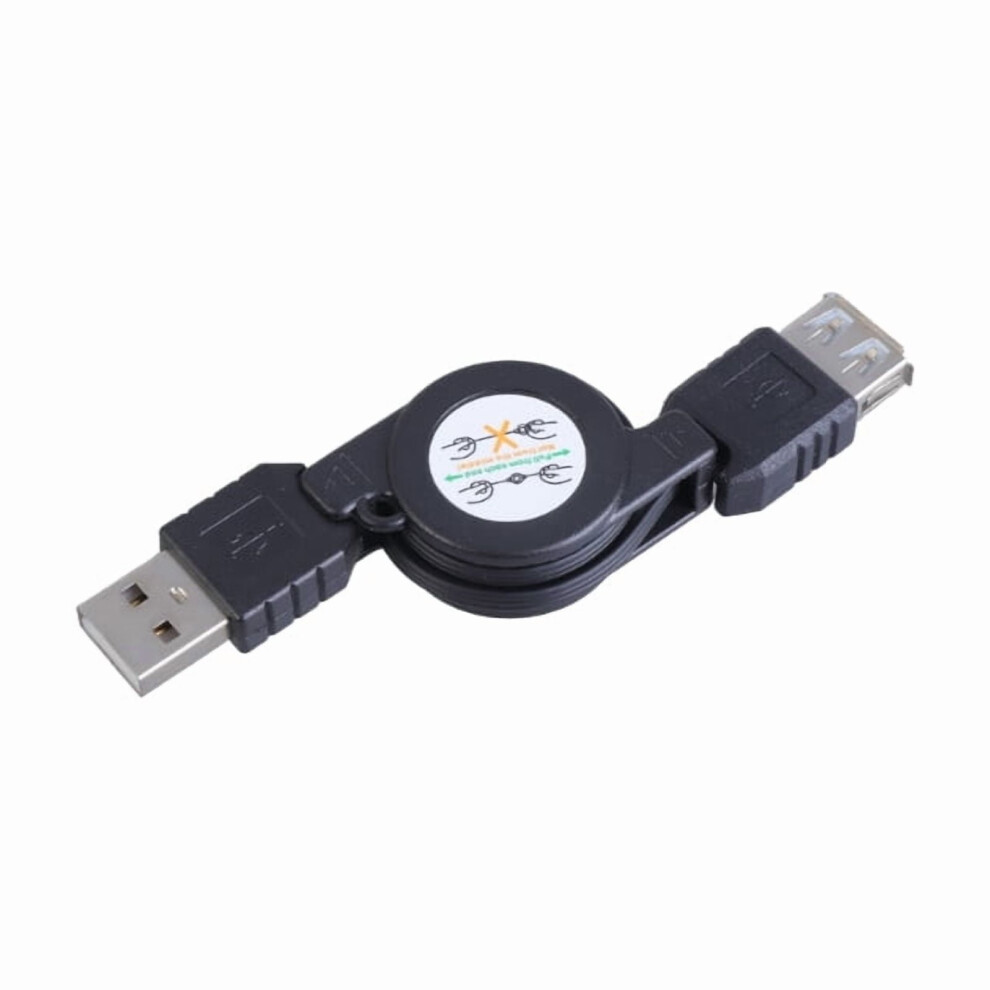 Usb 2.0 Male To Female Extension Retractables Cable Data Sync Charger Cord 73Cm Usb Male To Female Cable 9152228508040
