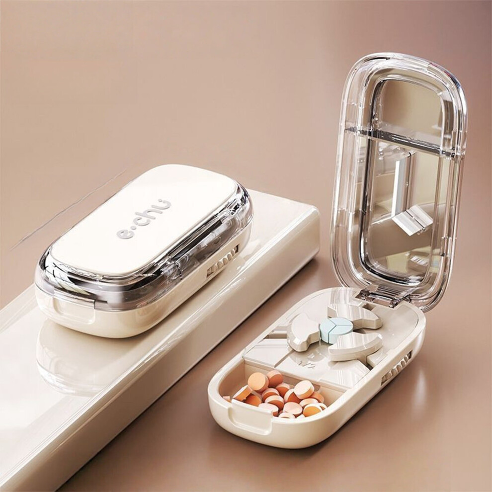 Adjustable pill cutter and splitter for multiple sizes