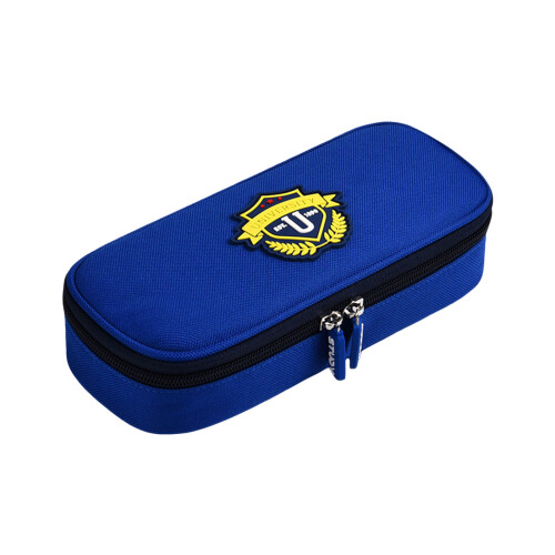 (Color Blue) Mesh Pencil Case - Large Capacity, Portable Gift 2