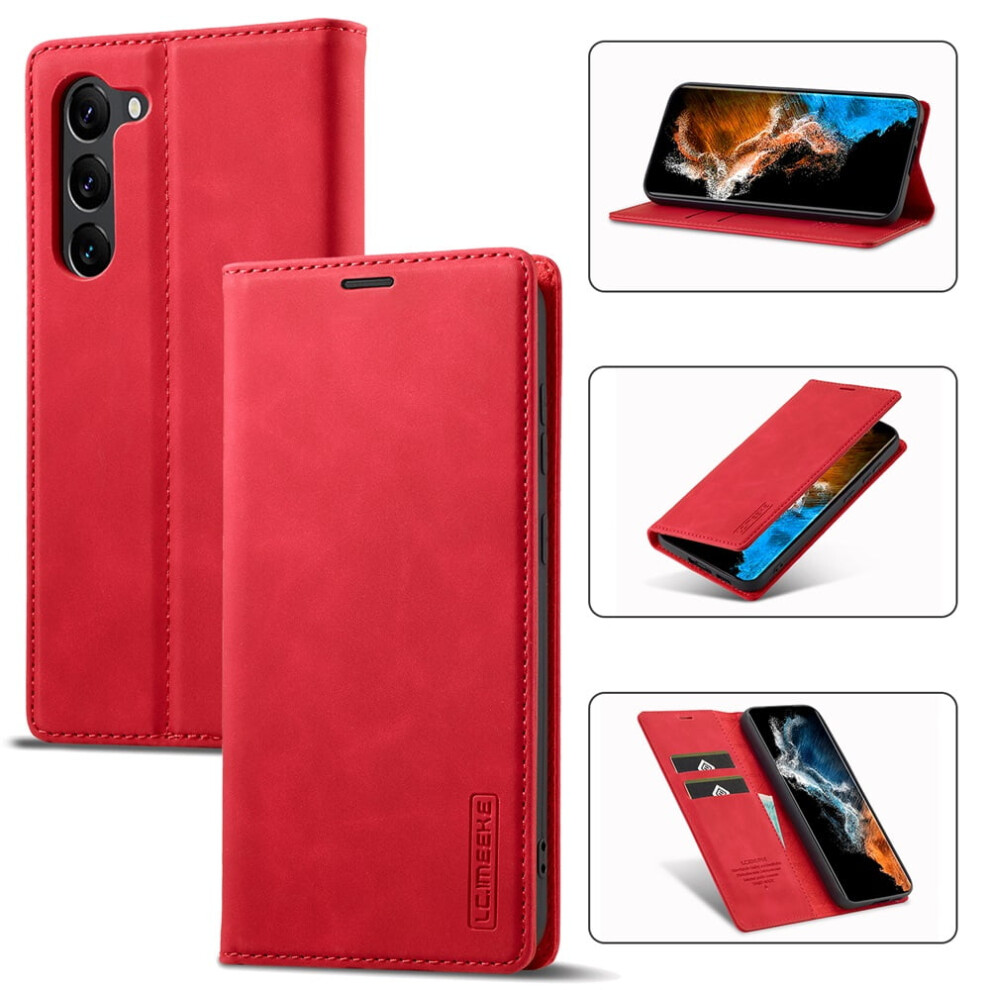 Lc.imeeke Leather Flip Wallet Case For Samsung Galaxy S24 9180435662712