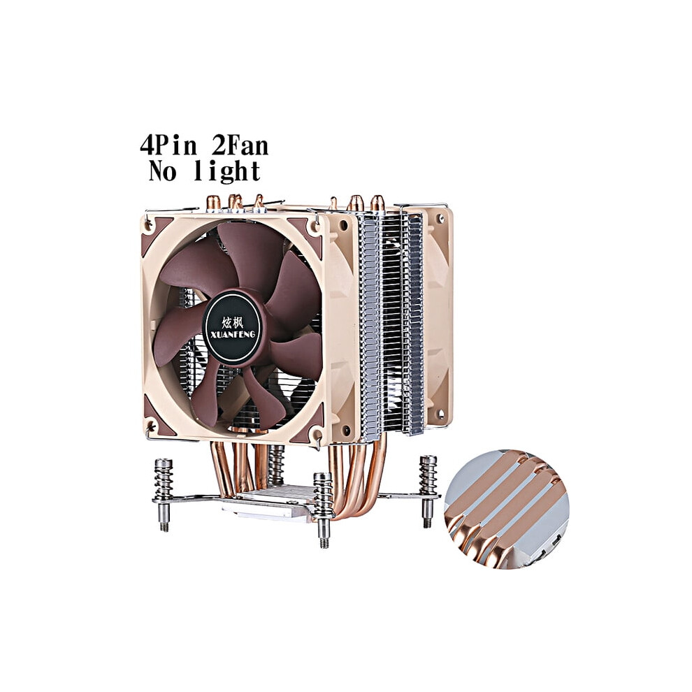 Cpu Cooler With 4 Heat Pipes For Lga2011/2066 E3/E5 X79/X99 9180435662279