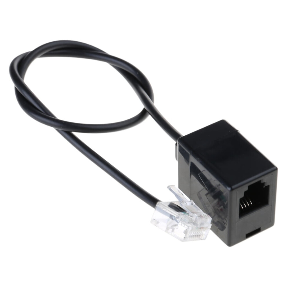 Solid Rj45 Ethernet To Rj11 Landlines Converter Adapter Cable Office Accessory 9152228508118