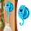 Flower Garland Hook Electroplated Polished Blue 1 Pack 1