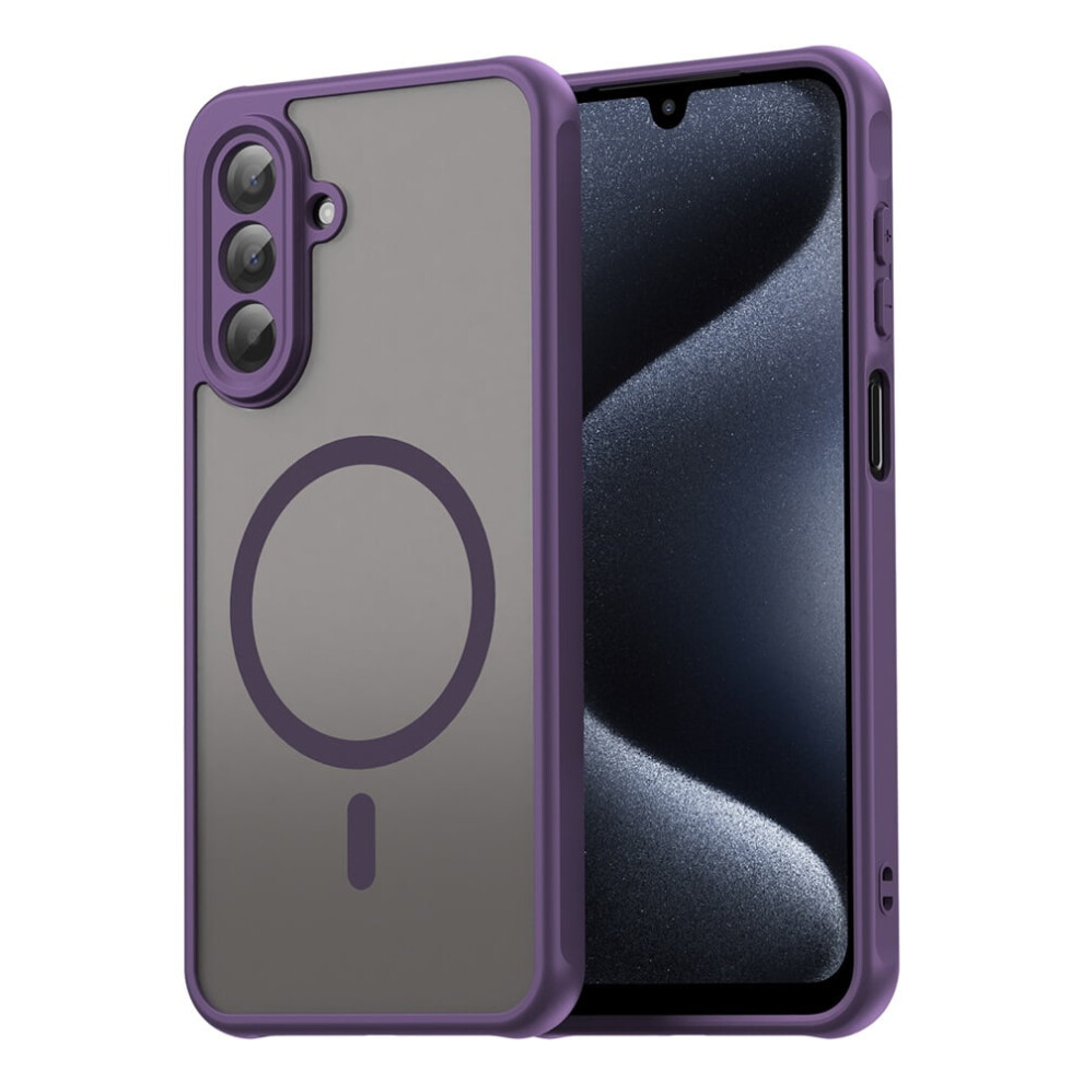 Magnetic Translucent Matte Case For Samsung Galaxy A17 5G Â Magsafe Compatible, Military-Grade Drop Protection, Purple 9130661904131