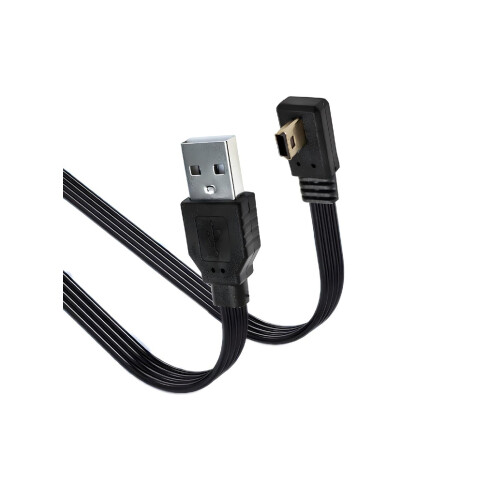 USB2.0Mini USB kábel silikónový flexibilný 1 m 2