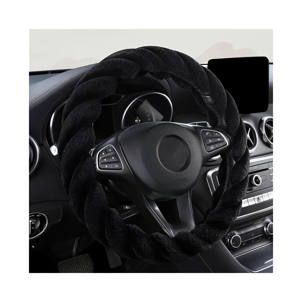 New Car Steering Wheel Cover Universal Plush Fashion Beautiful Four Seasons Universal With Inner Ring 9152228504714