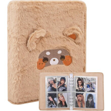 Kpop Photocard Binder with 30 Pages 2x3 Inch 6-Ring Album