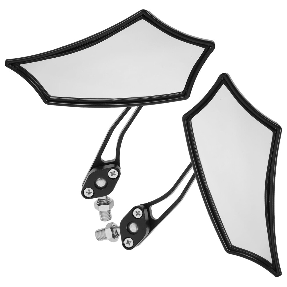 Frcolor Motorcycle Mirrors Rearview Mirror 24.50X15.60x7.00cm Black 9130661904186