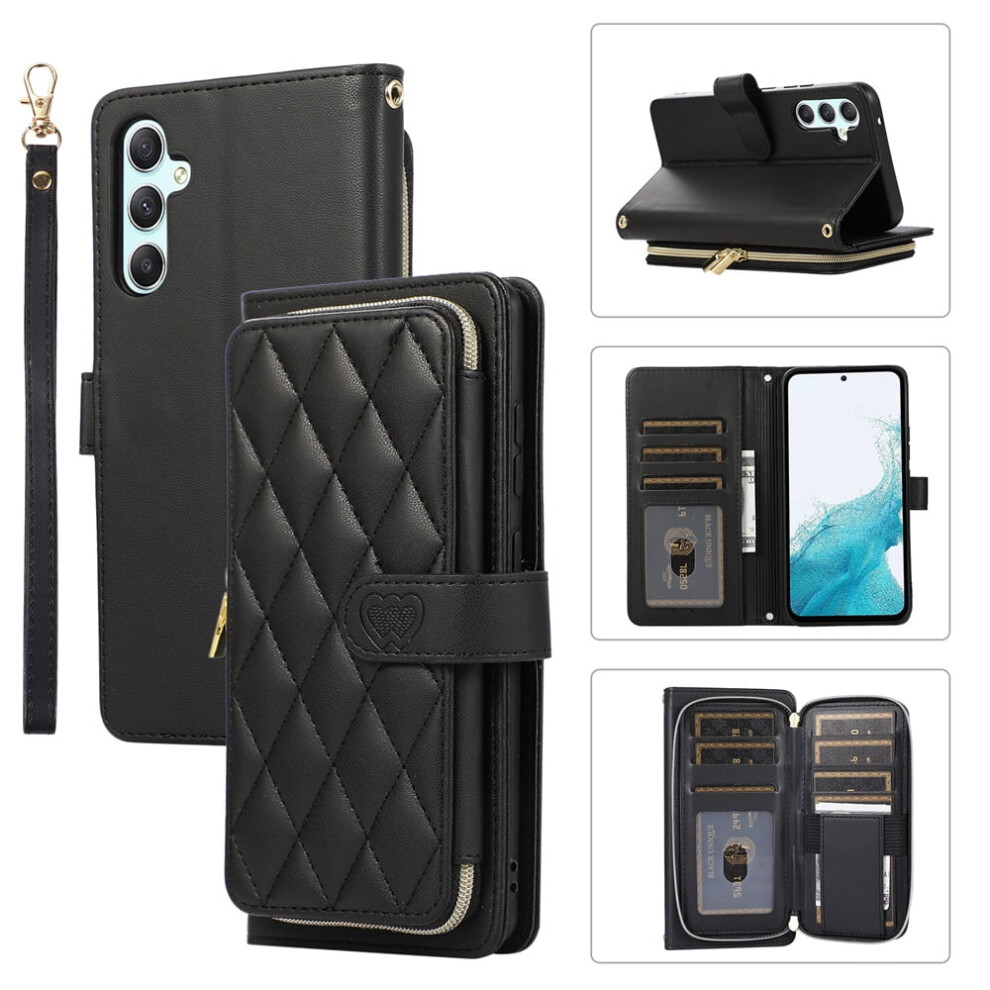 Leather Wallet Case For Samsung Galaxy S24 5G 6.2 Inch With 9170372634606