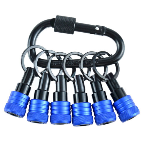 6pcs 1/4inch Hexagonal Shanks Sockets Bit Holders Set Screwdriver Bit Holders Set Multifunction for Easy Storage & Tran