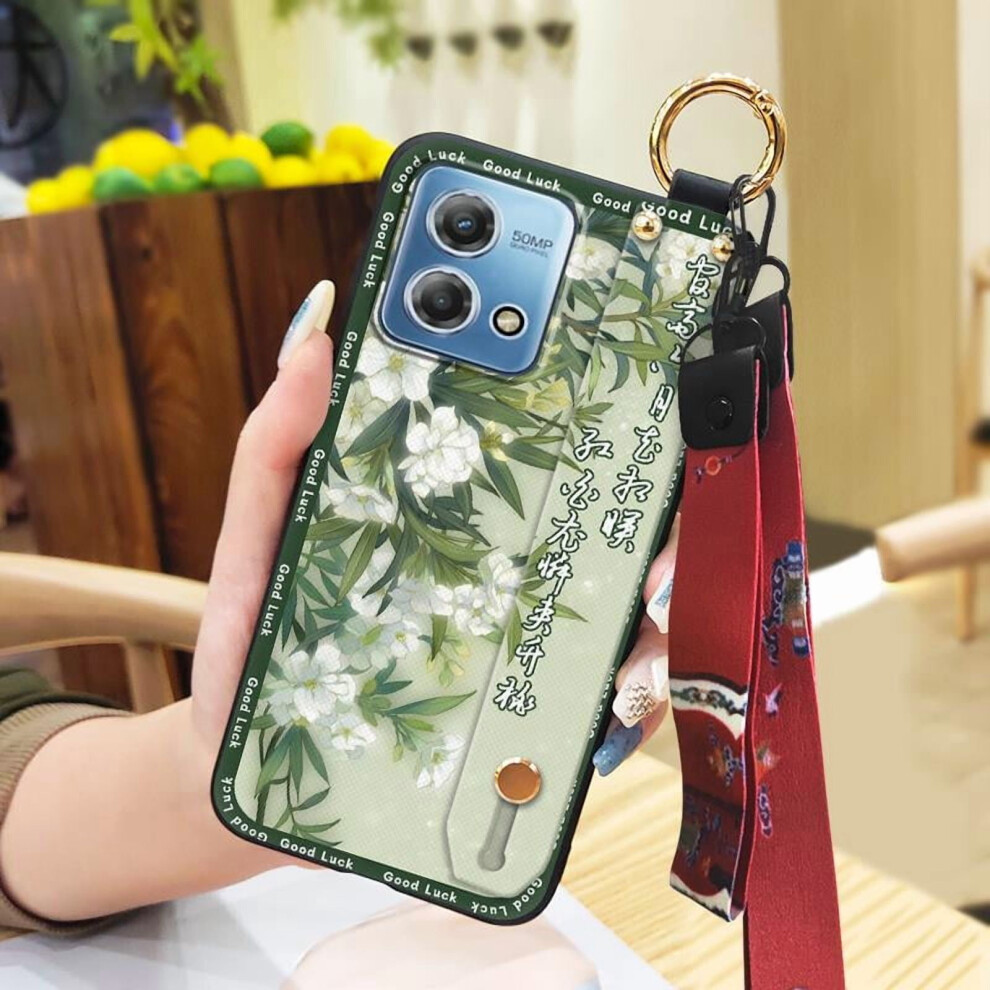 Moto G Stylus 4G 2023 Phone Case Â Soft Chinese-Style Silicone Anti-Dust, Anti-Knock Cover With Wrist Strap & Lanyard 9170372115129
