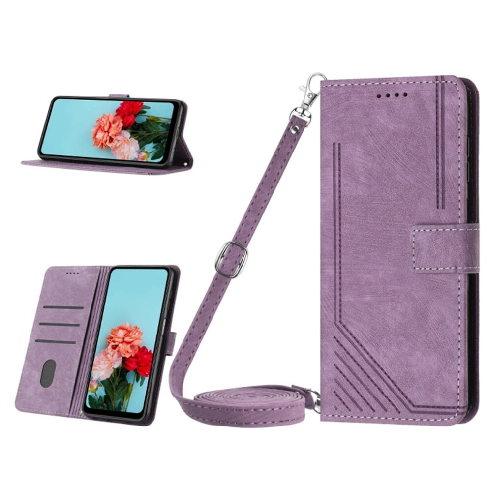 Leather Flip Case For Iphone 15 Pro Max Â Purple 9180435667298