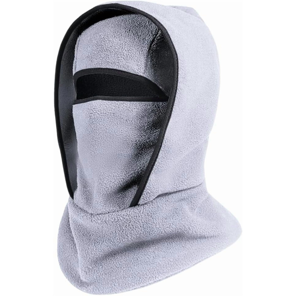 Outdoor Winter Warm Hat Neckband Integrated Cycling Mask, Winter Balaclava Ski Mask, Windproof Fleece Face Cover 9130661904803