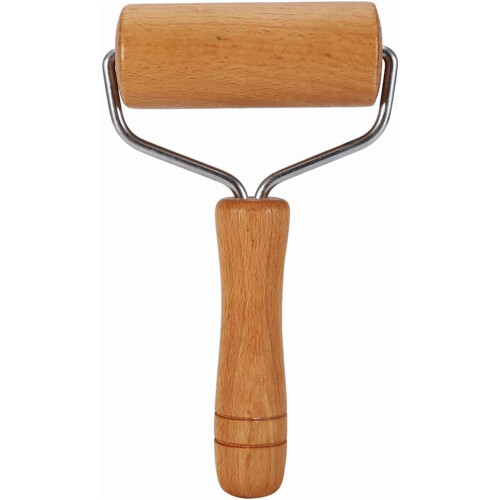 Small Rolling Pin, Wooden Dough Roller (2, 9.5cm)