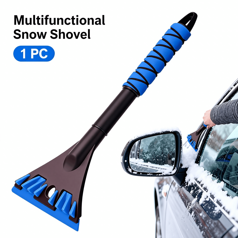 Snow Shovel And Ice Scraper Combo Heavy Duty 9180435665683