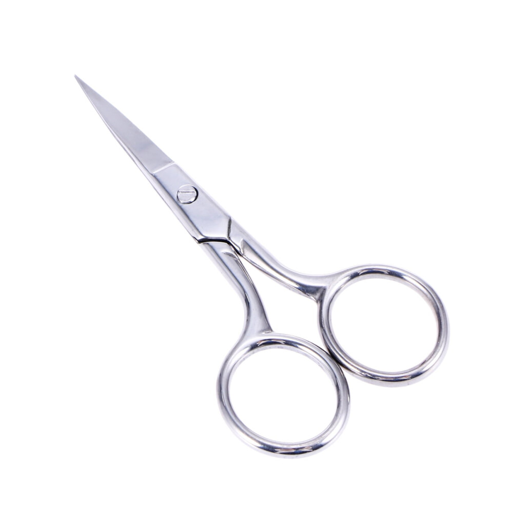 Eyebrow Scissors, Stainless Steel Small Scissors for Hair, Eyebrows, Nose Hair, Beard, Eyelashes, Cuticle