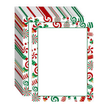 Christmas stationery paper winter holiday 50 sheets