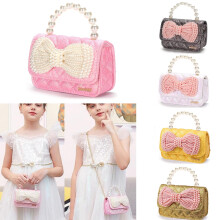 Geschenke für kleine Mädchen: Niedliche Kleinkinderhandtasche, Kinderhandtasche mit Glitzerschleife, kleine Umhängetasche, Spielzeuggeschenk