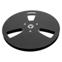Blank Tape Reel for TEAC Reel-to-Reel 7 Inch 3-Hole Black