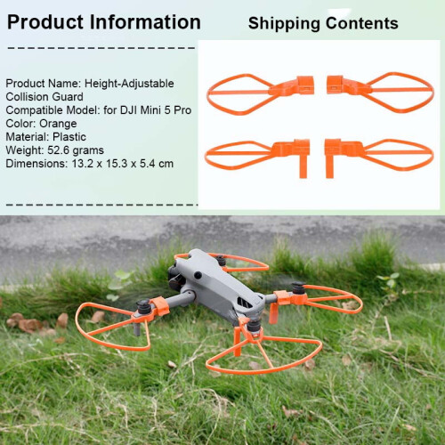 Προστατευτικό προφυλακτήρα προπέλας για DJI Mini5Pro – Δακτύλιος κατά της σύγκρουσης,
