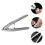 5Pcs Silver Stainless Clam Opening Tool Sturdy Convenient Daily Use 9